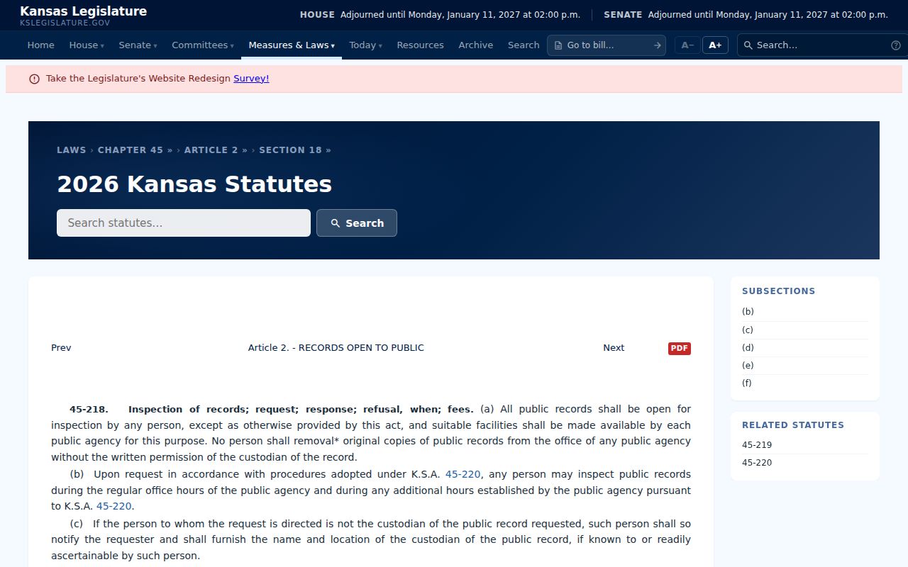 Longton court docket Kansas inspection law